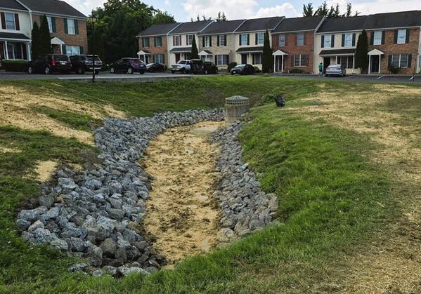 Residential site excavation